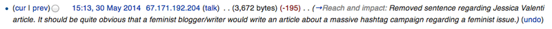 Illustration for article titled There's a Battle Going on Over the Wikipedia Page for #YesAllWomen